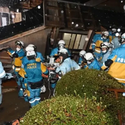 A 90-year-old woman was rescued alive from the rubble of the earthquake in Japan