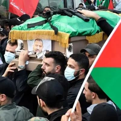 Saleh al-Arouri: Thousands attended the funeral of the deputy leader of Hamas in Beirut.