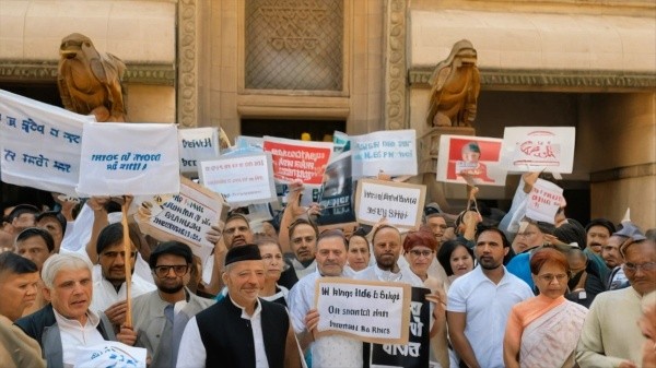 Indian Opposition Protests Against Alleged Bias in Financial Budget