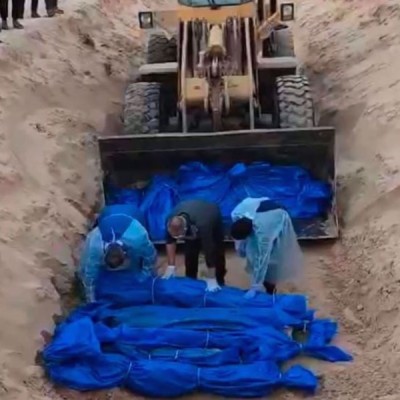 Israel digs 1,100 graves in Gaza and 'steals' Palestinian bodies