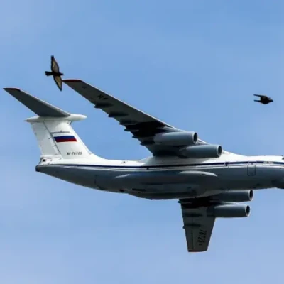 Russian military transport plane crashes in Belgorod