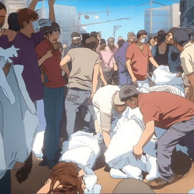 200 people were killed by Israeli attacks in the center of Gaza