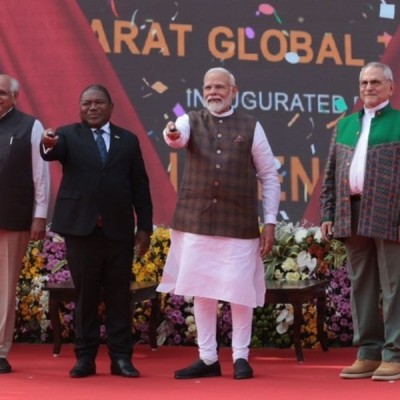 مودی نے اہم ہندوستانی تجارتی نمائش میں سرمایہ کاروں کو خوش کیا۔