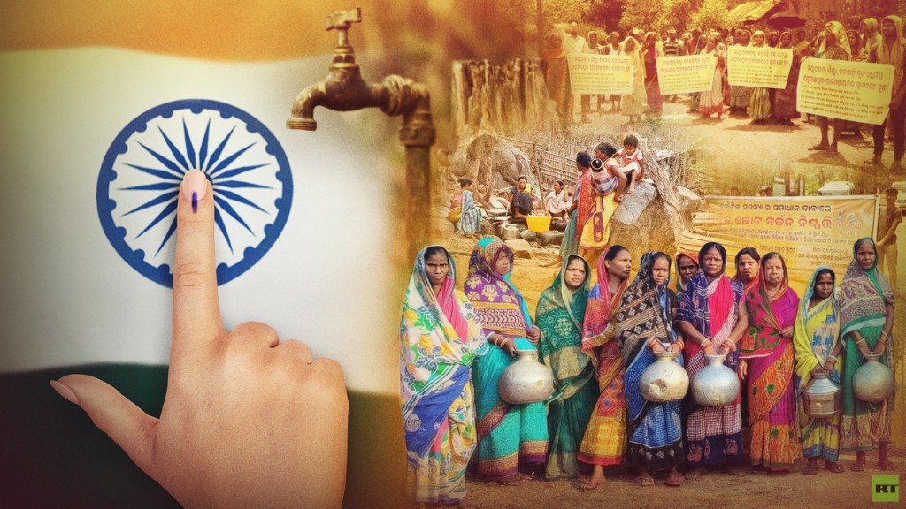 پانی کے بغیر گاؤں والوں نے انتخابات کا بائیکاٹ کیا، بی جے پی کو فائدہ