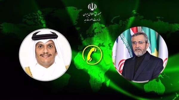 Iran's FM warns the Qatari PM: Israel's Gaza actions will have consequences.