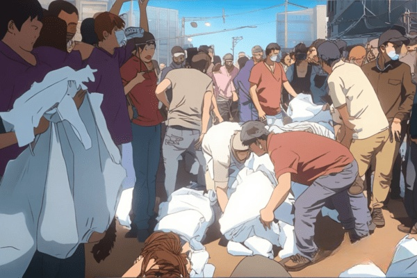 200 people were killed by Israeli attacks in the center of Gaza