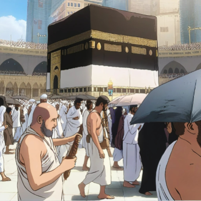 اسرائیل کے غزہ کے تنازع کے پس منظر میں لاکھوں افراد نے حج کا آغاز کیا