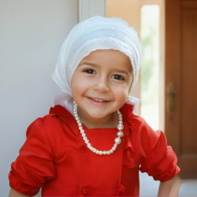 Celine, a young Syrian girl who regained her hearing in Turkey